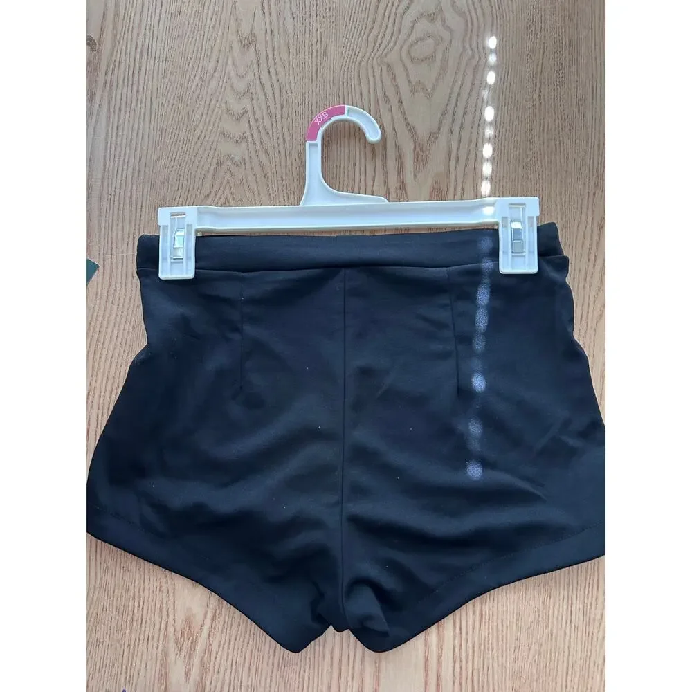 New Women’s Wild Fable Hot Pants Shorts🤩Polyester Spandex Stretchy Black Xxs/Xs